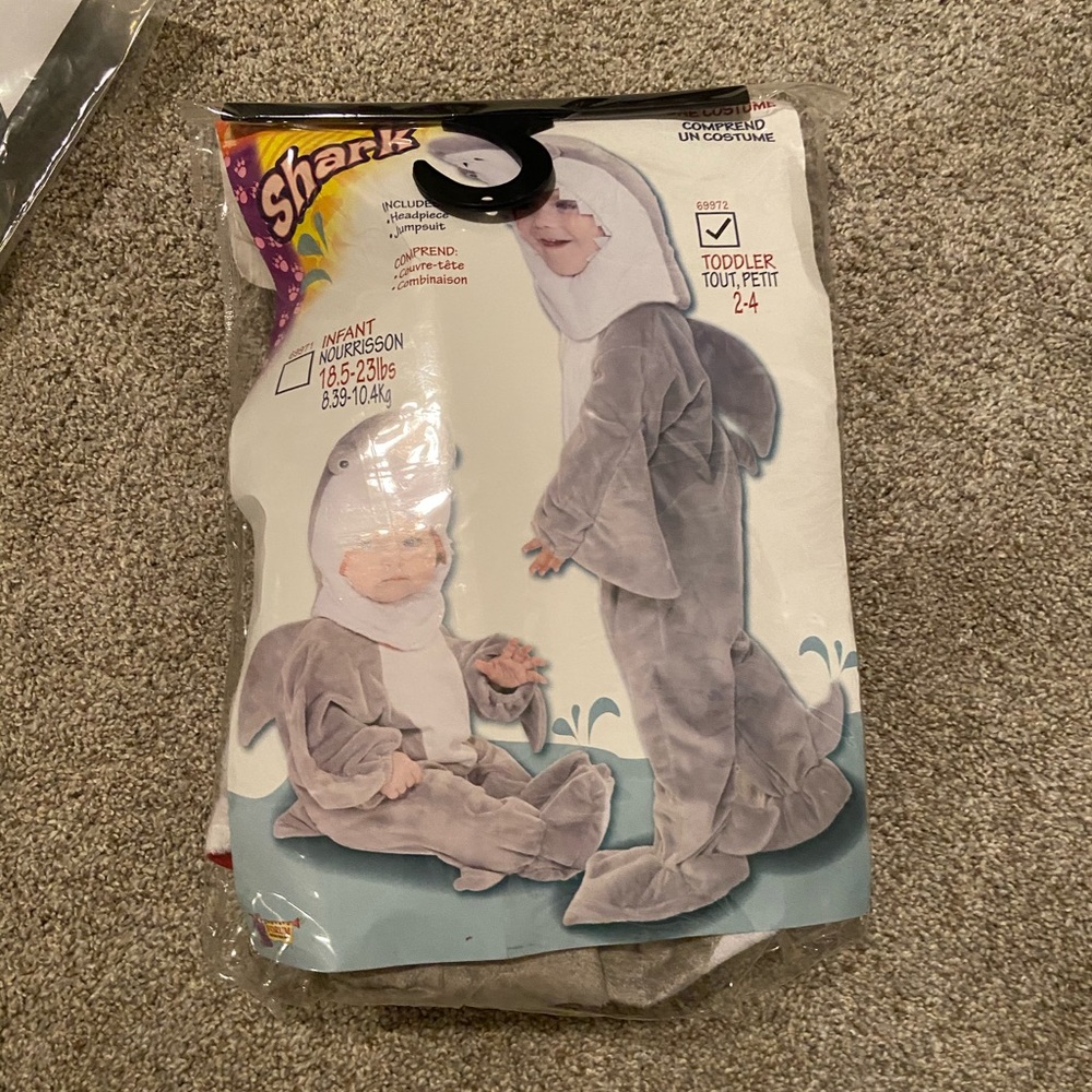 Shark Halloween costume for toddler